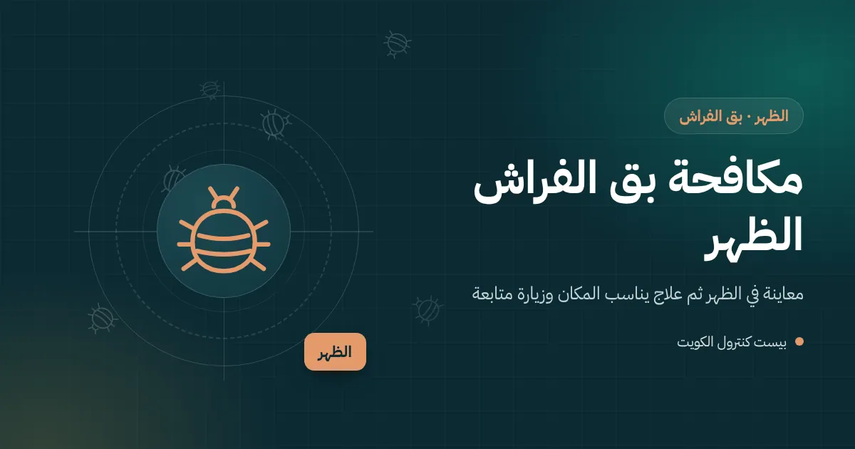 رسم توضيحي لعدة غرف نوم وحقيبة سفر في بيت عائلي بالظهر مع فني يفحص مرتبة