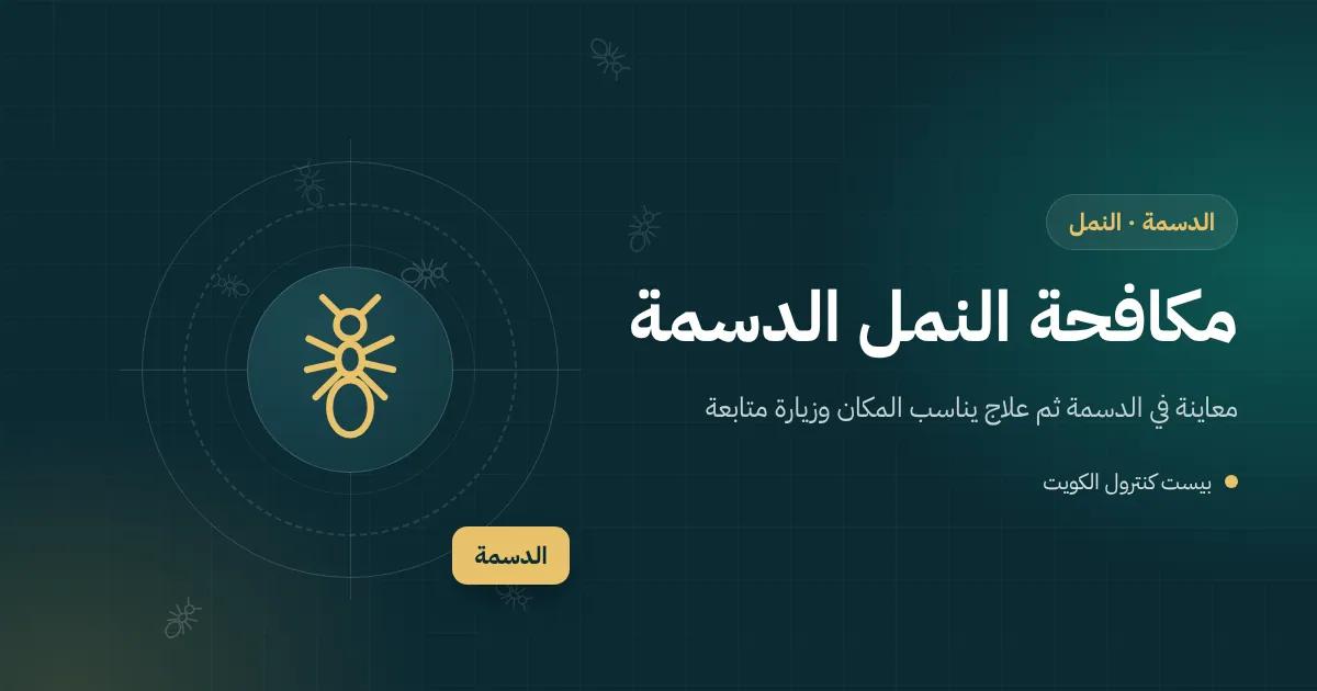 رسم توضيحي لعتبة باب خشبي قديم في بيت بالدسمة تسير عندها نملات صغيرة