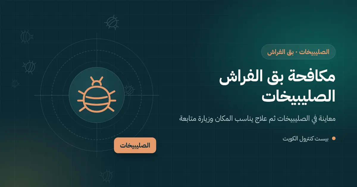 رسم توضيحي لأريكة مستعملة عند مدخل بيت في الصليبيخات مع فني يفحص خياطاتها