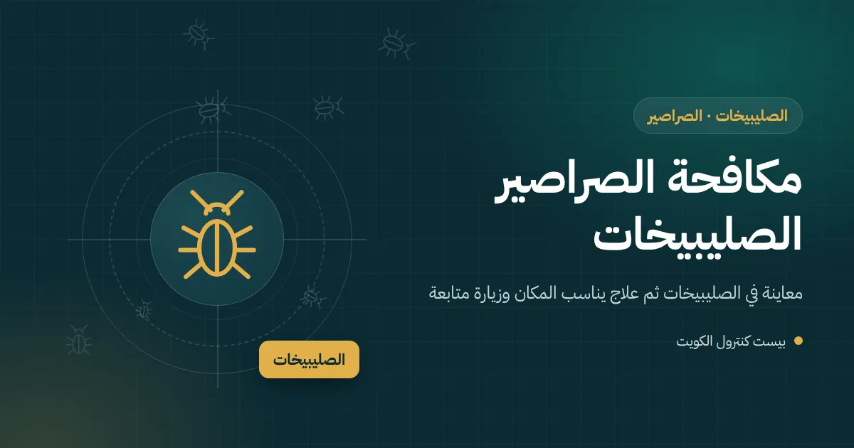 رسم توضيحي لبوابة بيت في الصليبيخات وحاوية نفايات قريبة وفني يعالج قاعدة السور