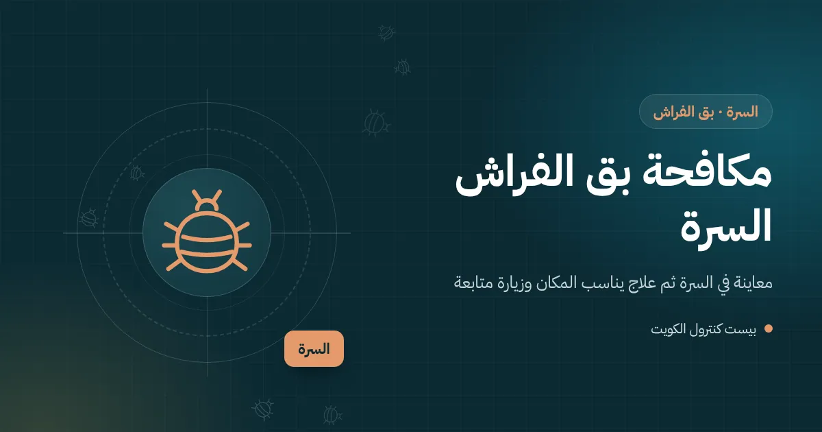 رسم توضيحي لغرفة استراحة عاملين خلف محل في السرة بأسرّة متجاورة وفني يرفع حافة مرتبة ليفحصها