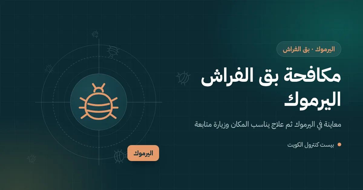 رسم توضيحي لغرفة أطفال في فيلا باليرموك وسرير بطابقين يُفحص بحثًا عن بق الفراش