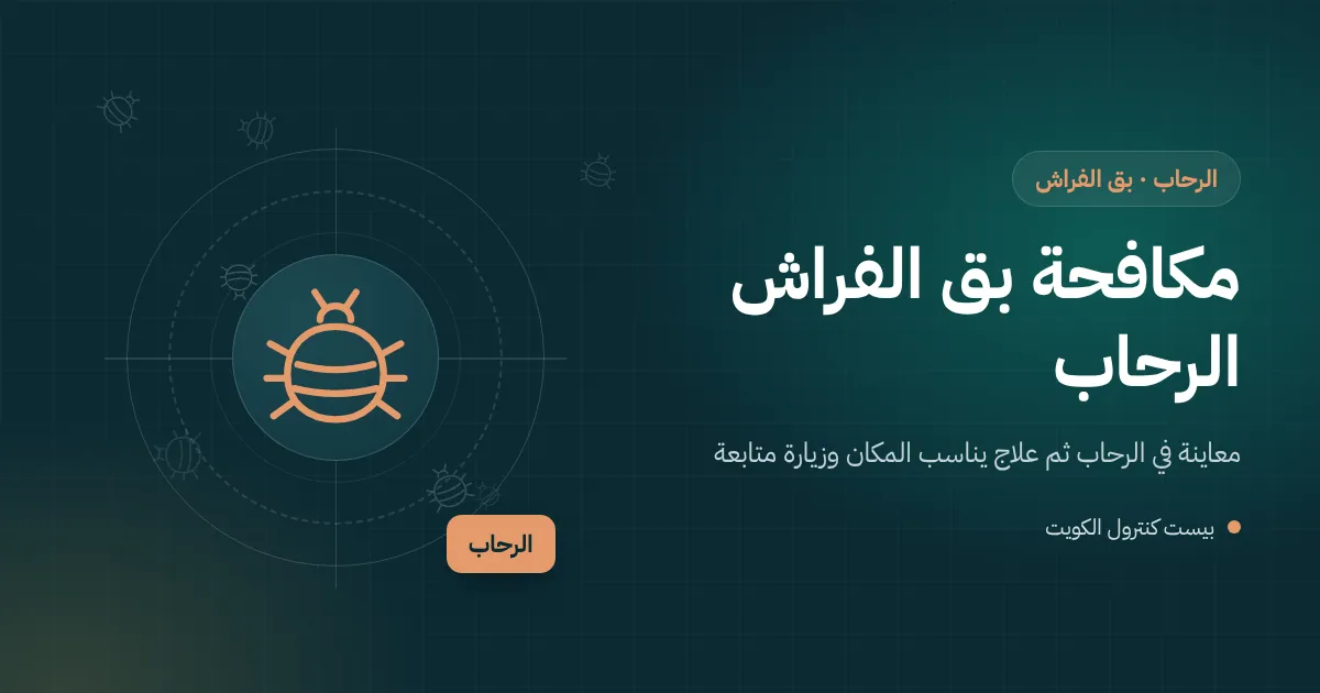 رسم توضيحي لحقيبة سفر مفتوحة بجوار سرير يجري فحص درزات مرتبته في بيت بالرحاب