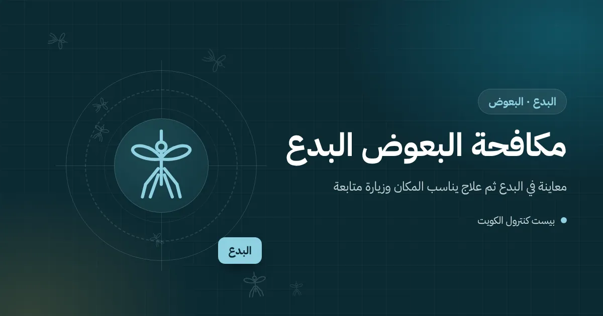 رسم توضيحي لمسبح شاليه متوقف على شاطئ البدع وبعوض يحوم فوق مائه الساكن