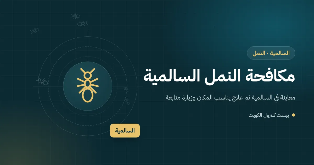 رسم توضيحي لنمل صغير قرب مغسلة حمام في برج سكني مطل على البحر بالسالمية