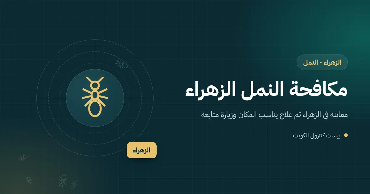 رسم توضيحي لطابور نمل يصعد أنبوب تكييف على جدار فيلا في الزهراء نحو ماء التكثيف على السطح