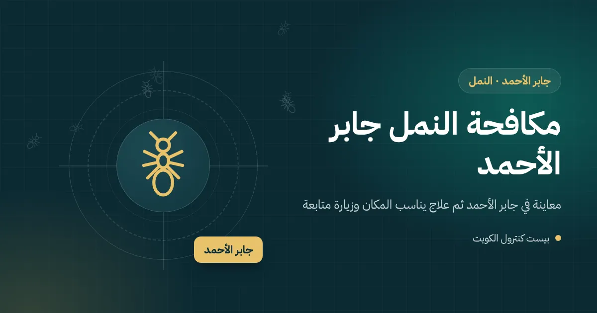 رسم توضيحي لخط نمل يخرج من حوض زرع في حديقة بيت حديث بجابر الأحمد نحو باب المطبخ