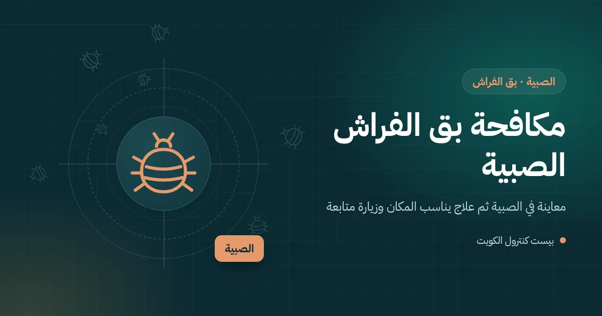 رسم توضيحي لخيمة مخيم في الصبية فيها مدات أرضية ومساند وفني يفحص طيات الفرش بمصباح قبل الموسم